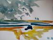 Plage
Aquarelle 52 x 37cm 
Février 2021 
Prix à définir 